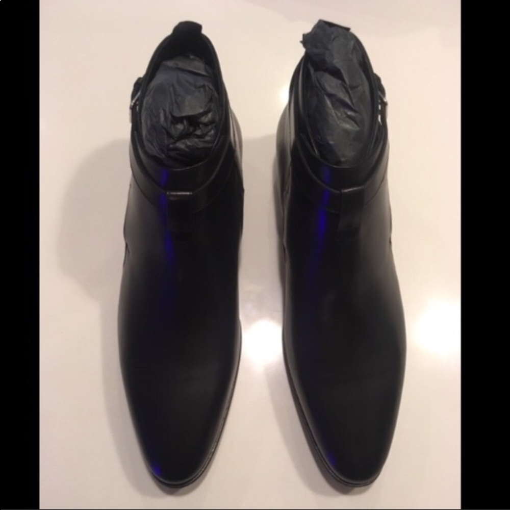 Black leather Jodhpur Saint Laurent Paris 43